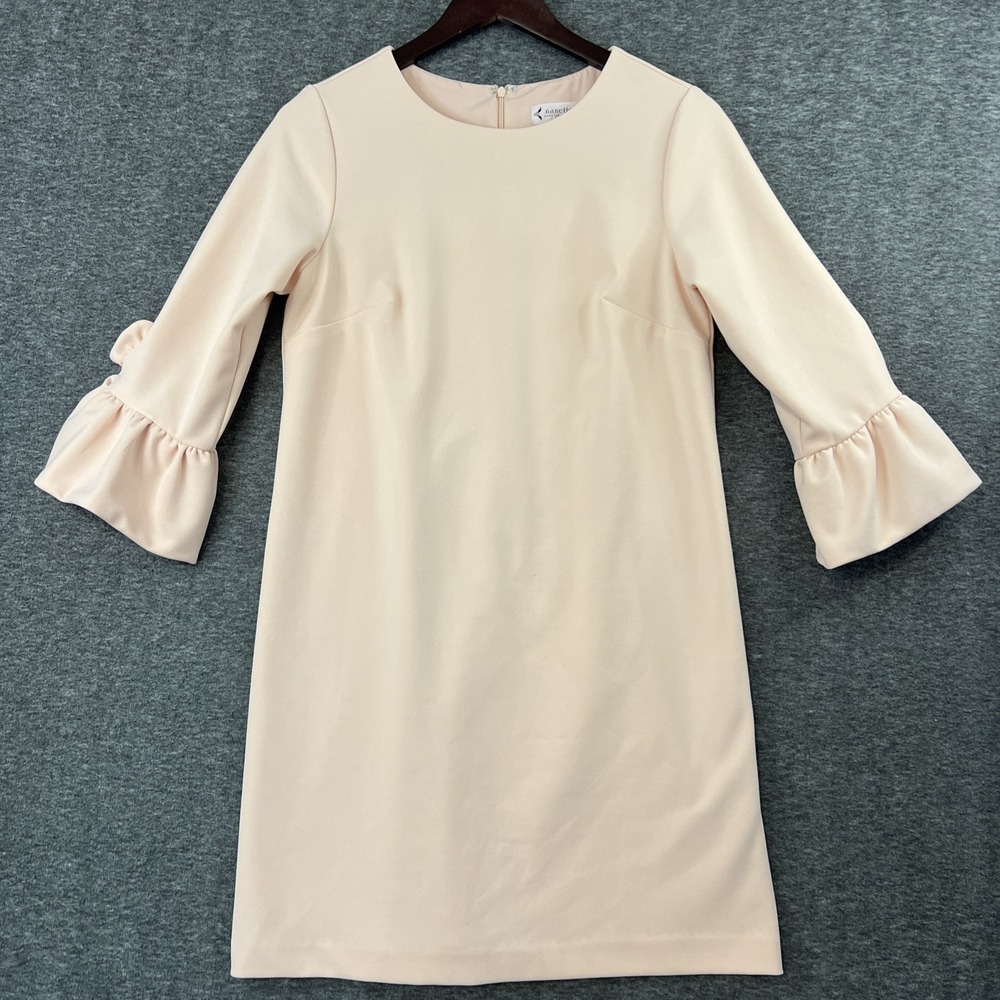 Nanette Lepore Pink Dress Women's‎ Size 6 Ruffle Bell Sleeve